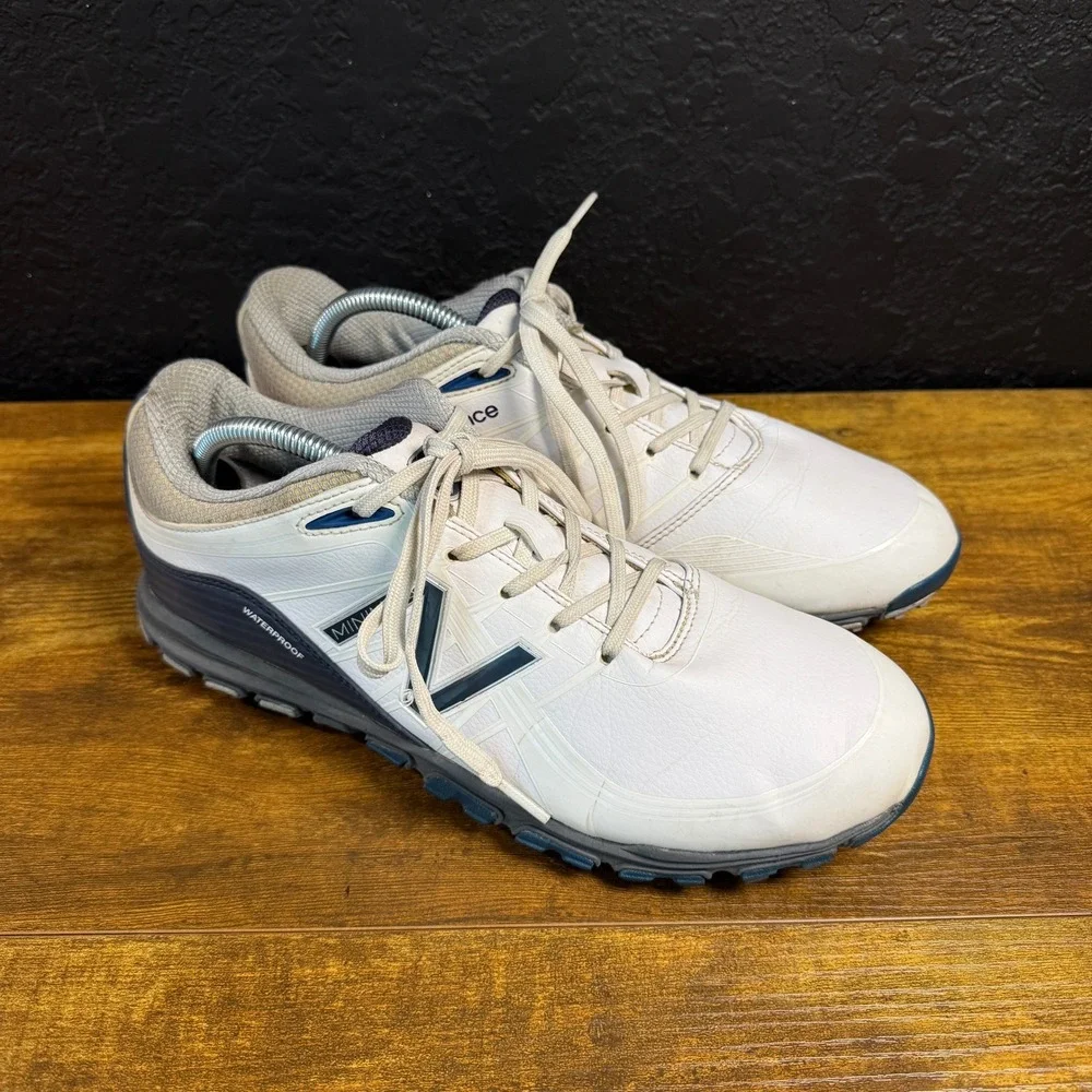 New Balance Minimus NBG1005 White Fiber Golf Shoes Mens 11.5